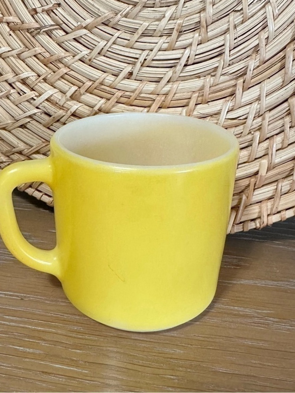 Yellow Ceramic Coffee Mug - Unbranded